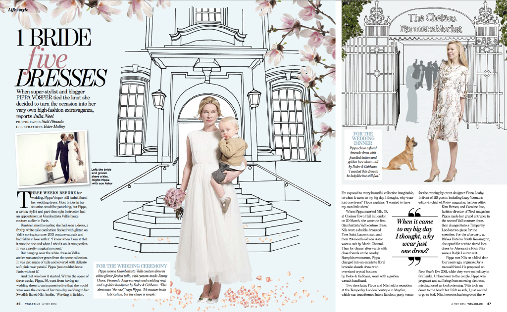 One Bride, Five Dresses | YOU Magazine